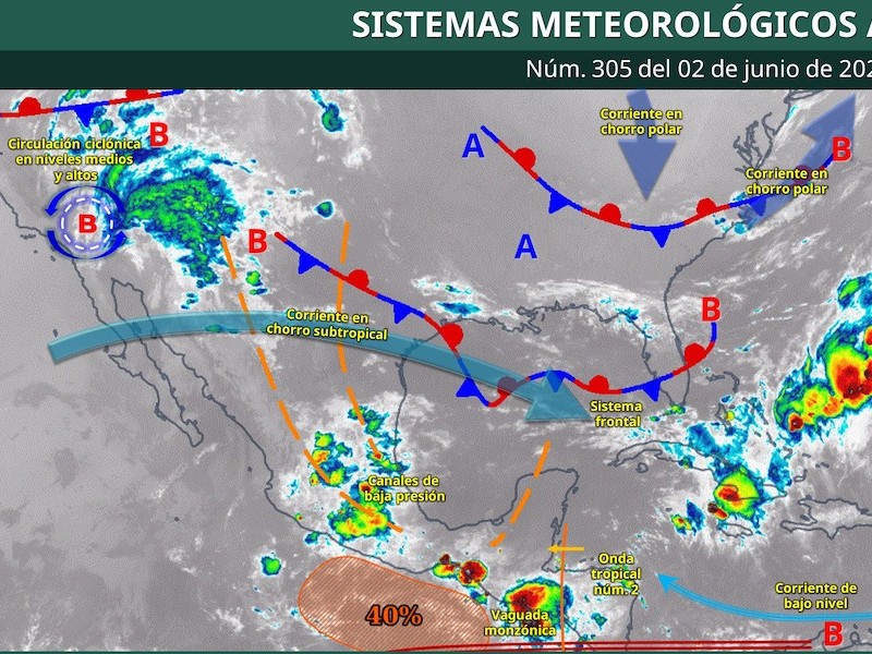 En Toluca esperamos 90% de probabilidad de lluvias