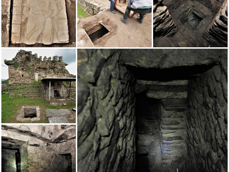 En Toniná cripta prehispánica revela ritos de cremación