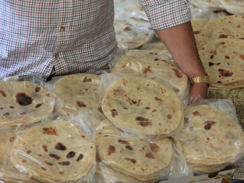 En un año, tortilla de harina ha incrementado hasta un 30%