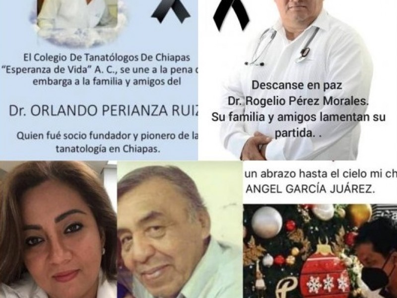 En un día fallecen 5 médicos en Chiapas