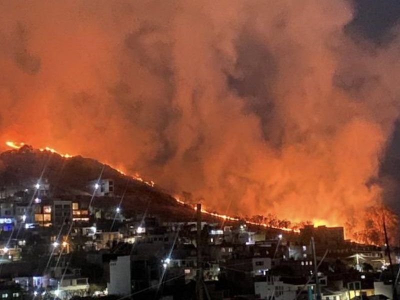 En un mes incendios forestales consumen 5500 hectáreas en Oaxaca