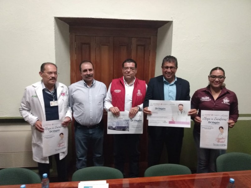 En Zacatecas el Dr. Vagón