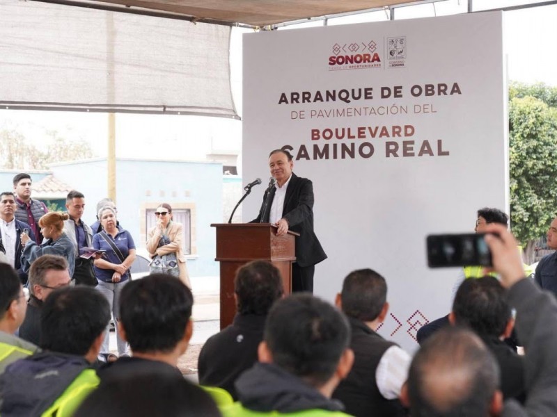 Encabeza Gobernador Durazo inicio de obras en parque industrial