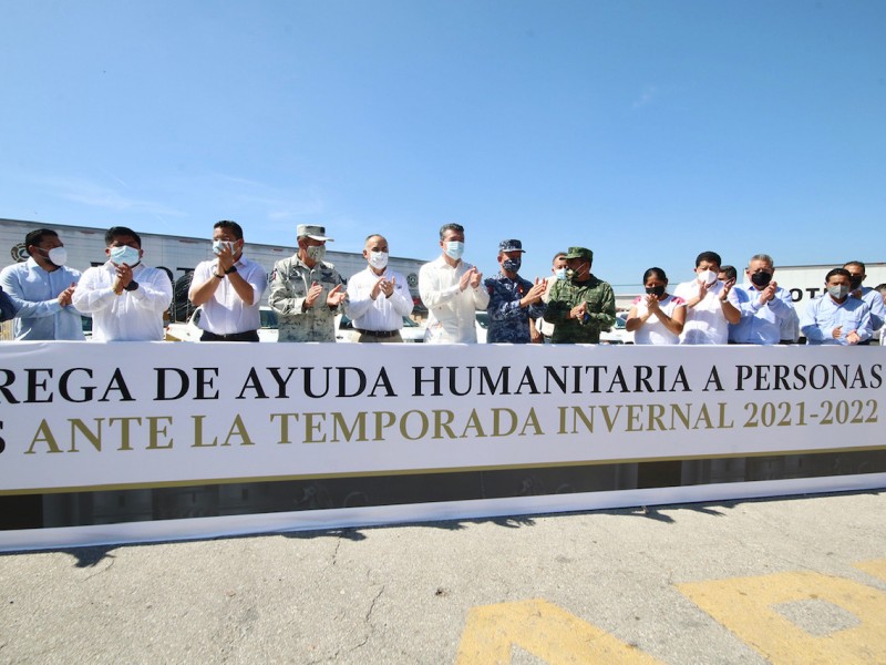 Encabeza Gobierno del Estado entrega de ayuda humanitaria