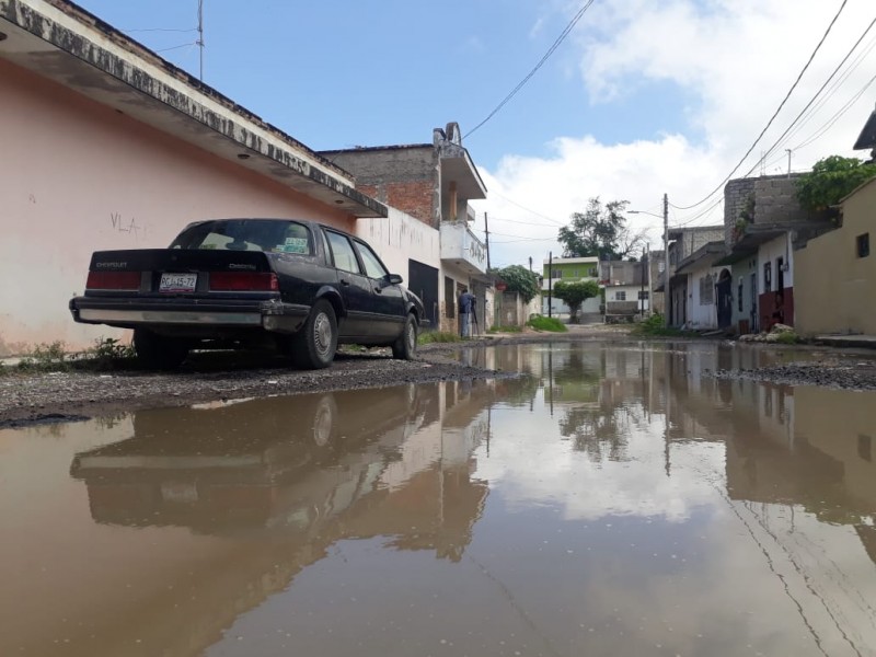 Encharcamiento debora colonia Santa Teresita