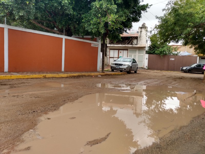 Encharcamientos empañan obra educativa en Presitas del Consuelo