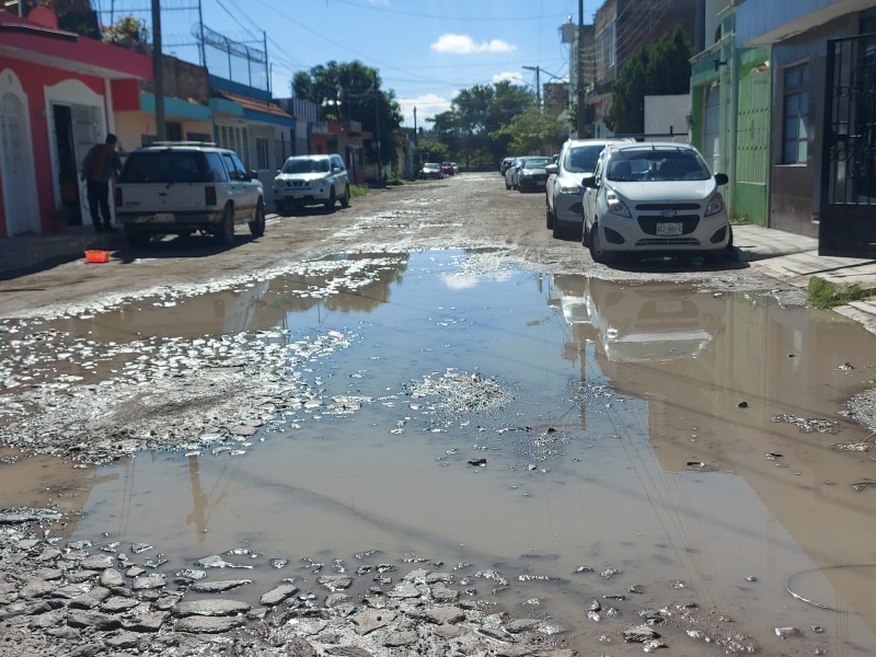 Encharcamientos y falta de señalética denuncian vecinos de Avenida Principal