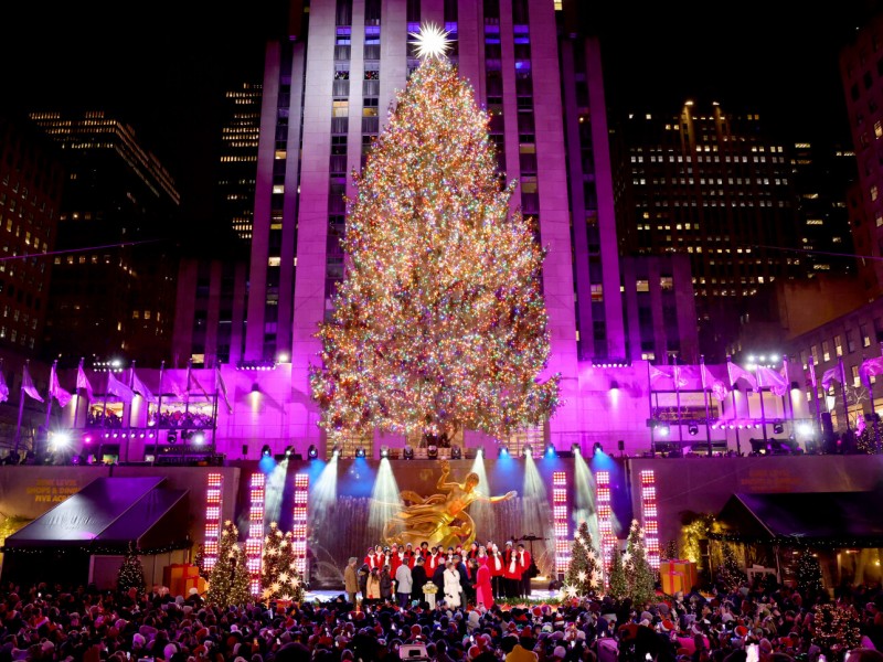 ¡Encienden el árbol de Navidad del Rockefeller Center!
