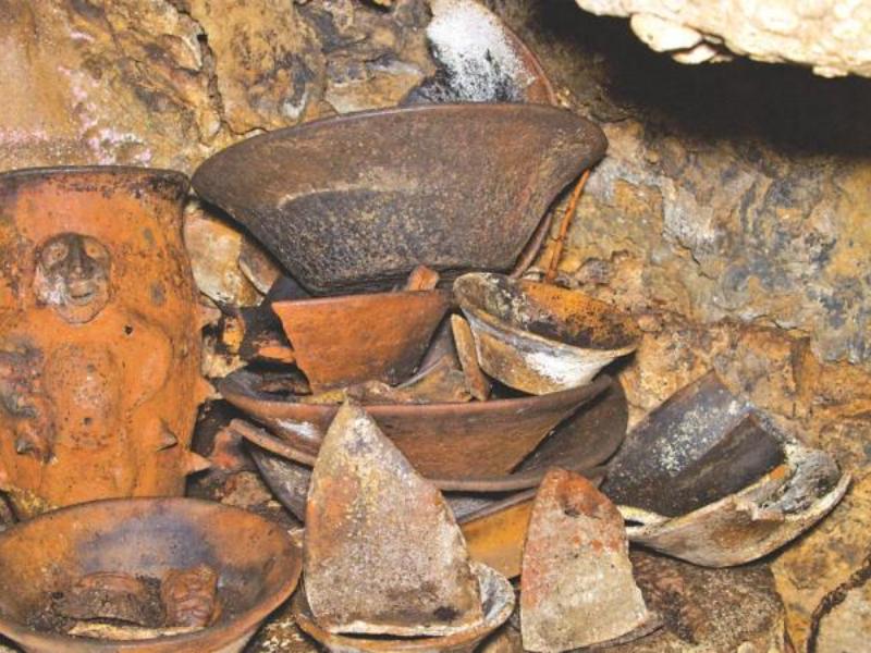 Encuentran 180 piezas arqueológicas que representan sequía