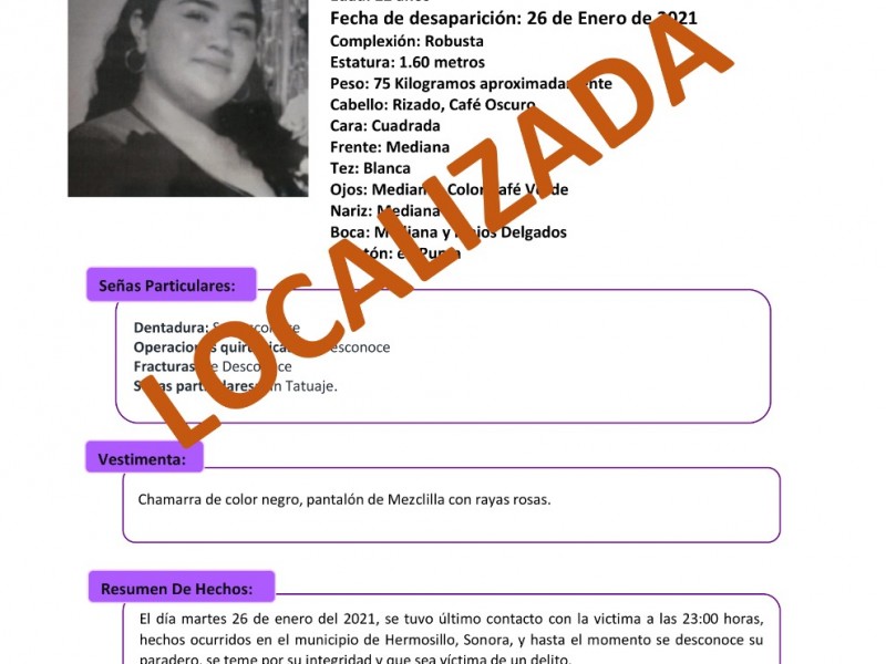 Encuentran a Lizbeth sin vida, reconoce FGJE el cuerpo