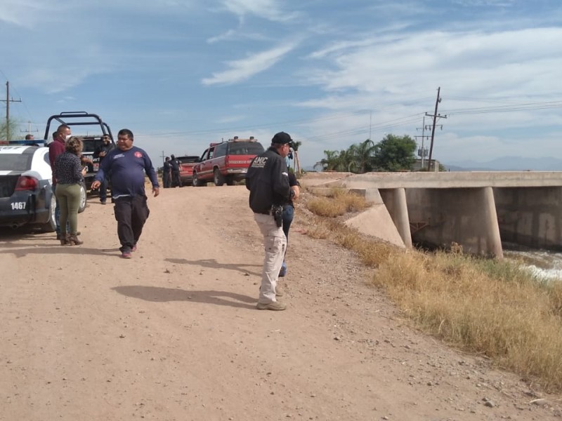 Encuentran a menor que cayó al canal en Etchojoa