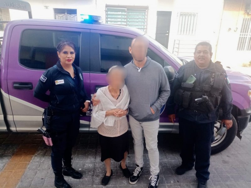 Encuentran a mujer de edad avanzada perdida en Tepic