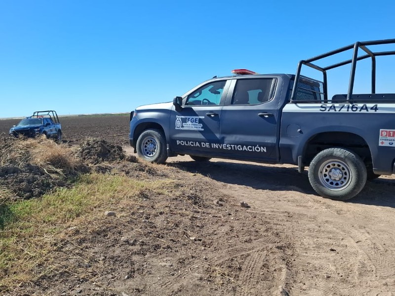 Encuentran asesinado a un hombre en la sindicatura de Villa Juárez, Navolato