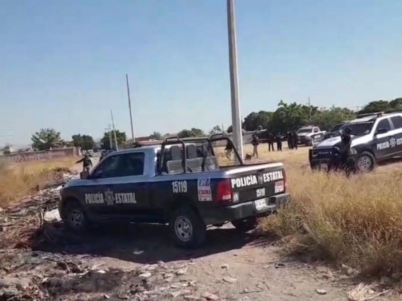 Encuentran cuerpo calcinado en terreno baldío de Obregón