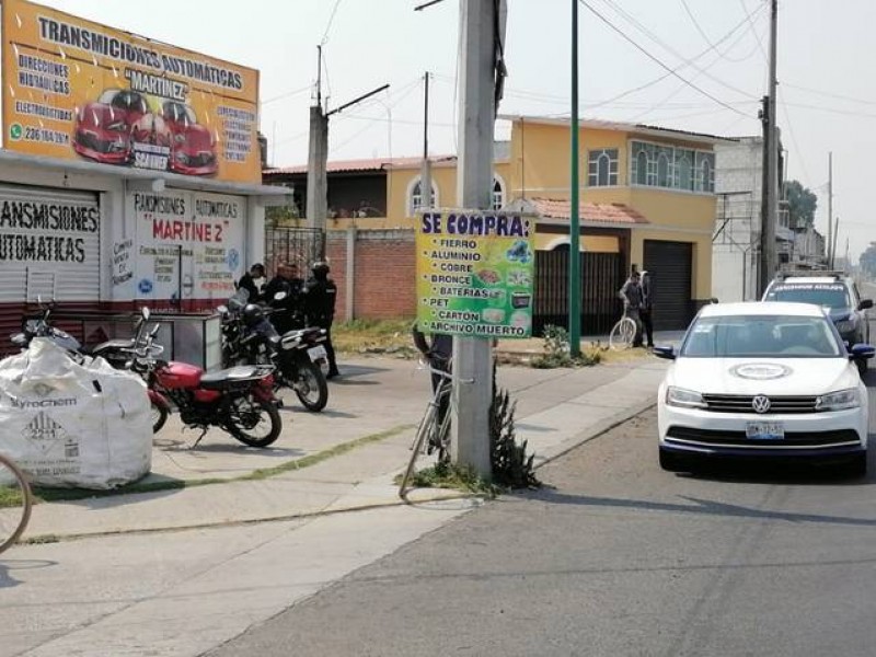 Encuentran cuerpo de masculino en Tianguismanalco, tenía impacto de bala