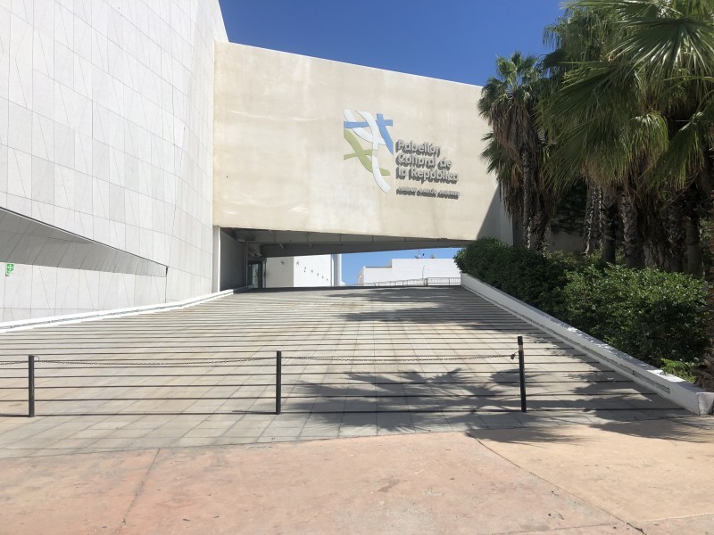 Encuentran daños estructurales en teatro principal del Pabellón Cultural