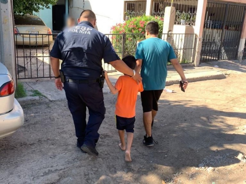 Encuentran estatales a niño reportado como extraviado