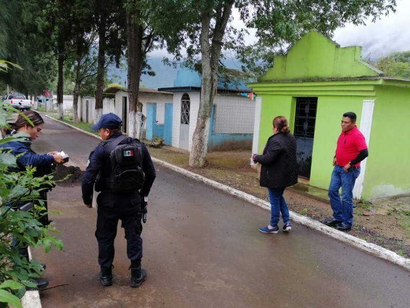 Encuentran feto en el cementerio de Maltrata