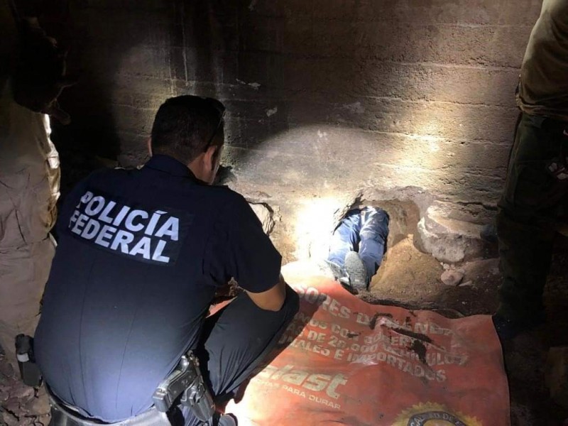 Encuentran narco túnel en la frontera