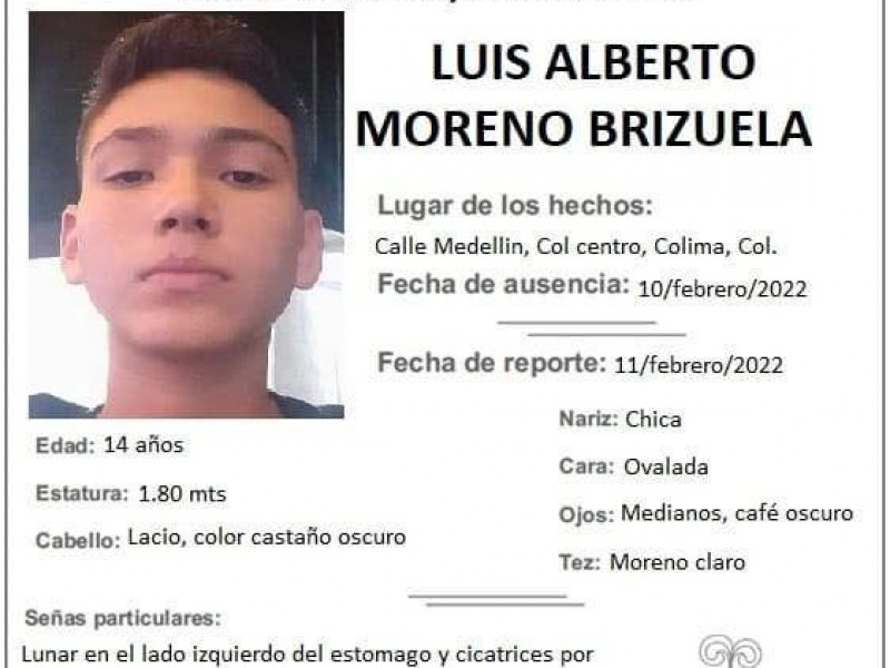 Encuentran sin vida a niño de 14 años reportado desaparecido