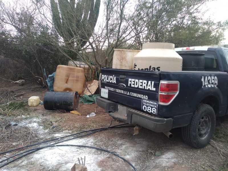 Encuentran toma clandestina de combustible