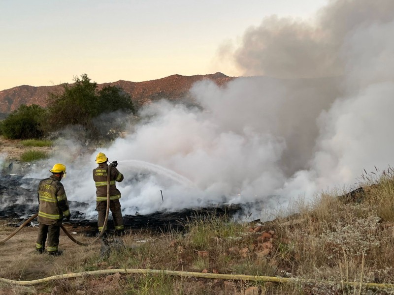 Enfrenta bomberos de guasave aumento del 90% en incendios menores
