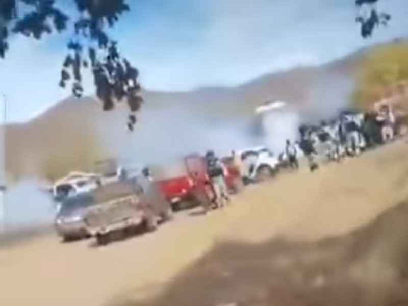 Enfrentamiento en Churumuco tras operativos de seguridad