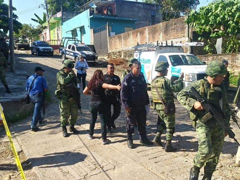 Enfrentamiento en Tapachula entre presuntos delincuentes y policías