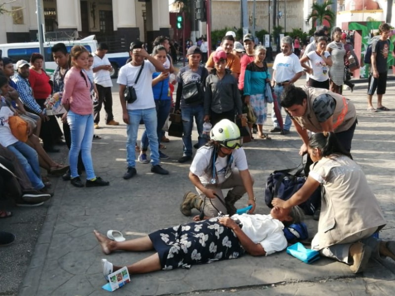 Enfrentamiento entre policía y comuneros en Tapachula