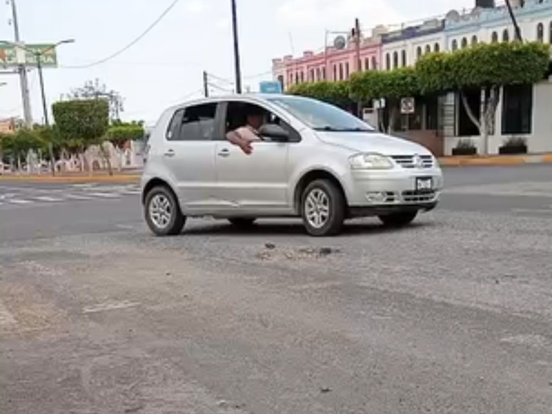 Enorme bache sobre la Independencia un riesgo
