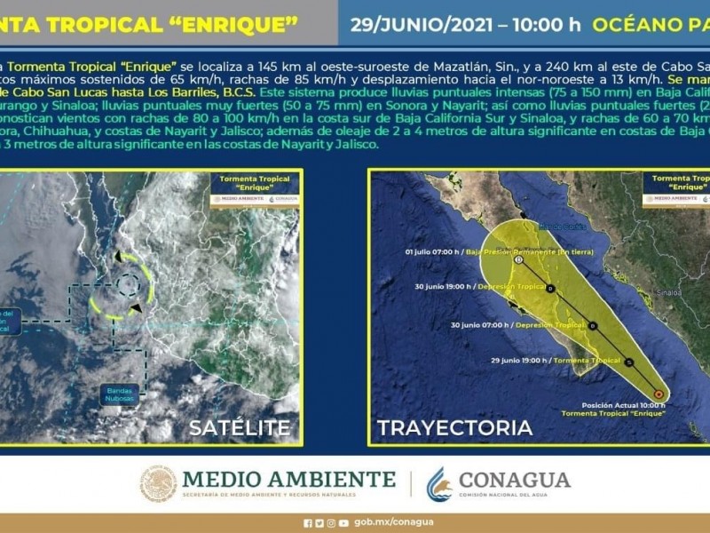 Aunque se debilita Enrique se dirige a BCS