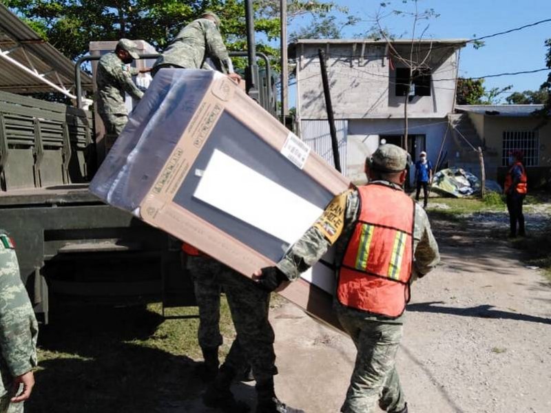 Enseres domésticos deben ser entregados a mediados de enero