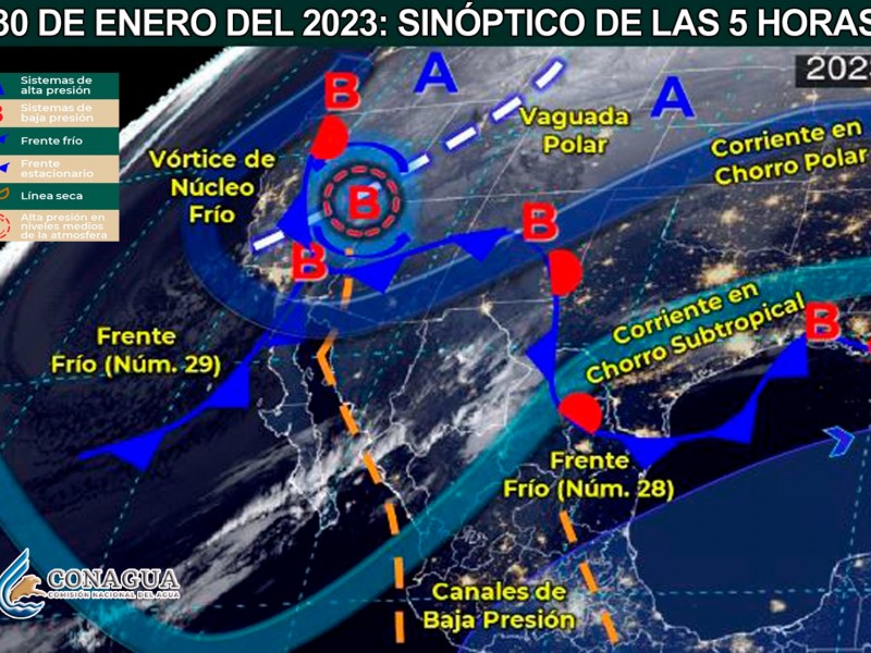 Ingresa Frente Frío 29 a Sonora