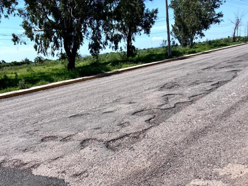 Bulevar Rosales: zona de peligro para automovilistas por baches y pavimento deteriorado