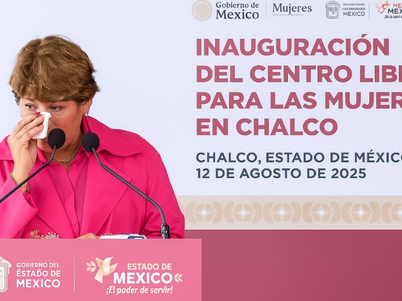 Entre lágrimas cuestiona Delfina Alvarez seguridad en Edomex