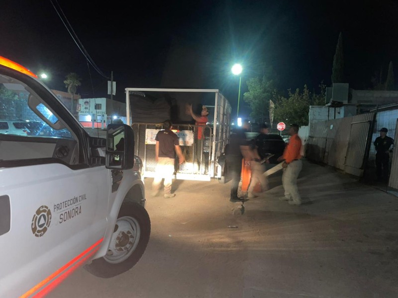 Entrega apoyos a gobiernos municipales tras lluvias monzónicas¨