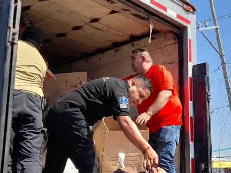 Entrega Cotija apoyos a damnificados por huracán OTIS