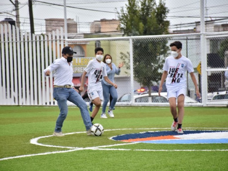 Entrega de obra de rehabilitación del Parque Misión San Carlos