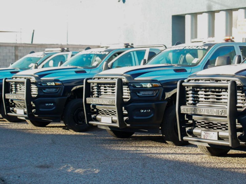 Entrega de patrullas refuerza estrategia de seguridad municipal