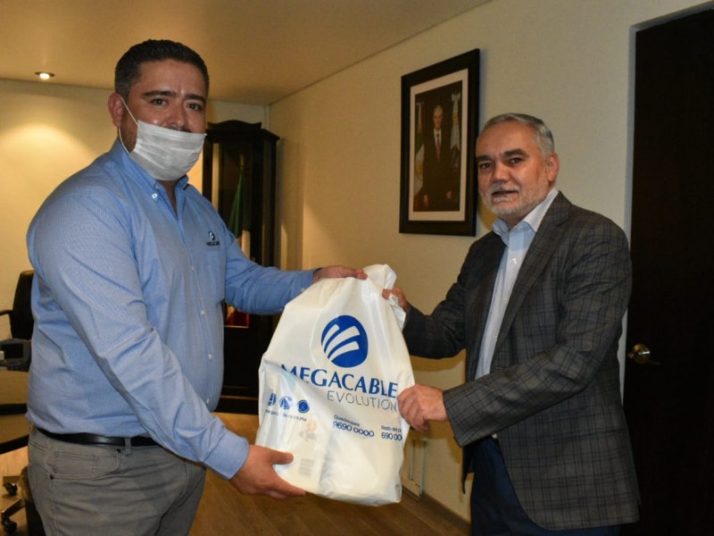 Entrega Megacable Kits de protección al ISEM