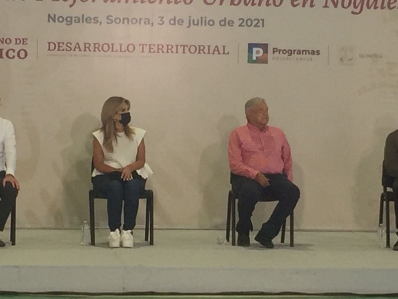 Entrega Presidente López  Obrador obras del PMU