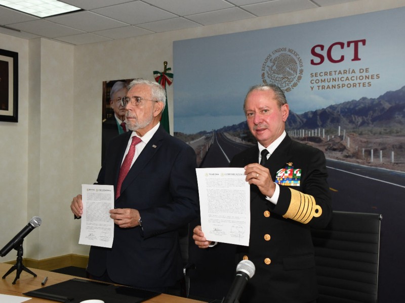 Entrega SCT control de puertos y marina mercante a SEMAR