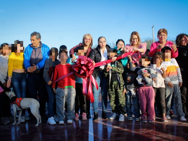 Entrega Sedesson parque rehabilitado en la localidad de Zamora