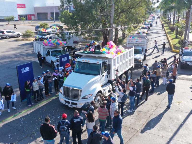 Entregan 28 mil juguetes a niños zamoranos de bajos recursos.