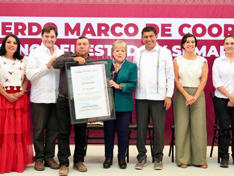 Entregan 5 certificados de conservación voluntaria de Áreas Naturales Protegidas en Oaxaca