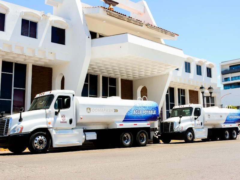 Entregan dos pipas para combatir escasez de agua en Navojoa