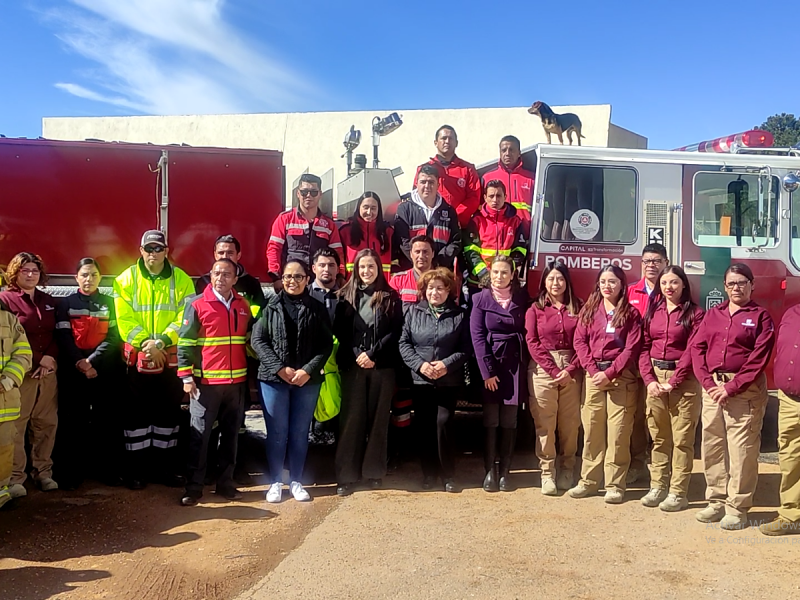 Entregan equipo de protección a PC municipal Zacatecas