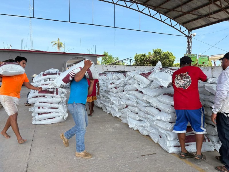 Entregan insumos agrícolas a productores de Santiago Llano Grande
