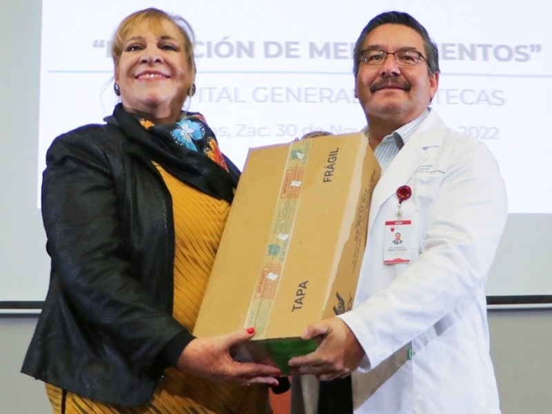 Entregan lote de medicamentos a SSZ y ISSSTE