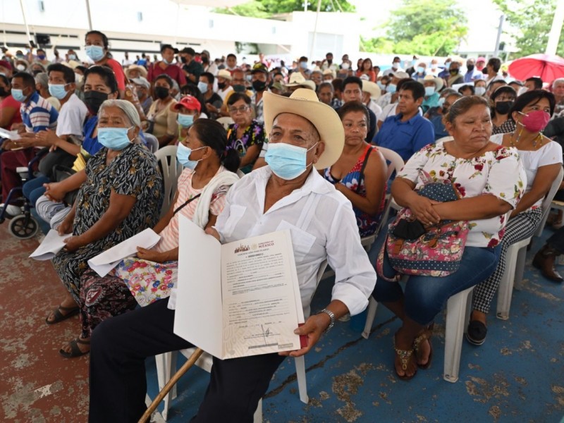 Entregan más de mil certificados agrarios en la zona norte